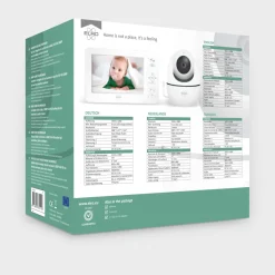 ELRO Baby Monitor Premium 1080P Full Hd Babyfoon Met 12,7 Cm Scherm (Bc2000)