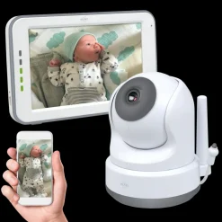 ELRO Baby Monitor Royale Hd Babyfoon Met 12,7 Cm Touchscreen En App - Met Extra Babyfoon (Bc3000-2)