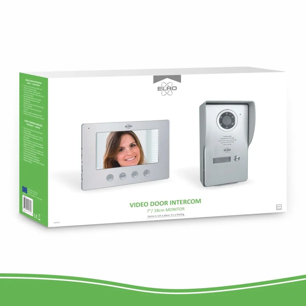 ELRO Bedraad Color Night Vision Deur Intercom Systeem Met Video (Dv477W)