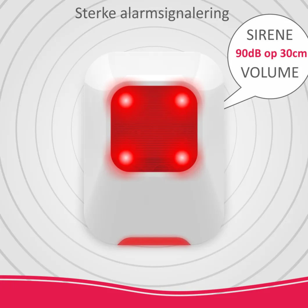 ELRO Binnensirene Voor As90S Home+ Alarmsysteem (As90Sra)