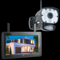 ELRO Color Night Vision Beveiligingscamera Set Met 9" Scherm En App (Cz60Rip)