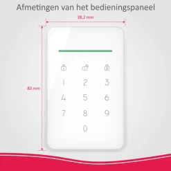 ELRO Controlepaneel Voor As90S Home+ Alarmsysteem (As90Kea)