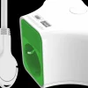 ELRO Cube Design Stekkerdoos 5-Voudig Met 1,5M Snoer En Schakelaar – 3X Stopcontact + Usb + Usb-C – Kinderbeveiliging – Randaarde Stekker – Max. 3680W – Tuv Getest (Es903)