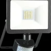 ELRO Design Led Buitenlamp Met Bewegingssensor - 10W – 800Lm – Ip54 Waterdicht - Zwart (Lf60-10-P-B)