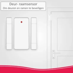 ELRO Deur/Raam Sensor Voor As90S Home+ Alarmsysteem (As90Ma)
