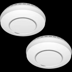 ELRO Draadloos Koppelbare Rookmelders - Met Hittesensor - Voldoet Aan Europese Norm En14604 - 2 Pack (Fz5002R)