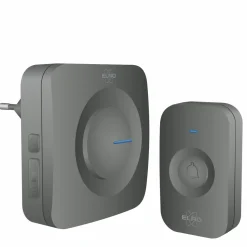 ELRO Draadloze Deurbel Set – Plug-In Ontvanger - Zwart (Db3000Pl-P1C1B)
