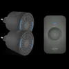 ELRO Draadloze Deurbel Set – 2X Plug-In Ontvanger (Db2000Pl-P1C2B)