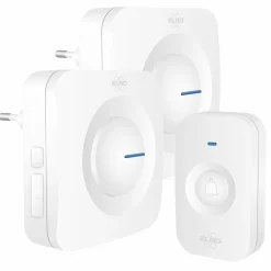 ELRO Draadloze Deurbel Set – 2X Plug-In Ontvanger - Wit (Db3000Pl-P1C2W)