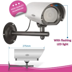 ELRO Dummy Outdoor Camera Aluminium Met Led Flash Light - Outdoor (Cdb27F)