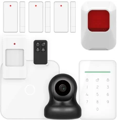 ELRO As90S Home+ Slim Draadloos Alarmsysteem – Met Extra Camera En Binnensirene