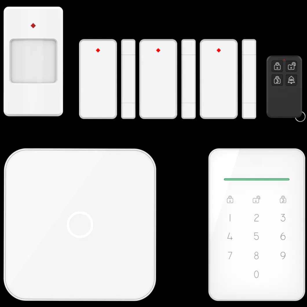 ELRO As90S Home+ Slim Draadloos Alarmsysteem – Wifi – Gsm Functie – Als Beste Getest (As90S)