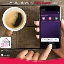 ELRO As90S Home+ Slim Draadloos Alarmsysteem – Wifi – Gsm Functie – Als Beste Getest (As90S)