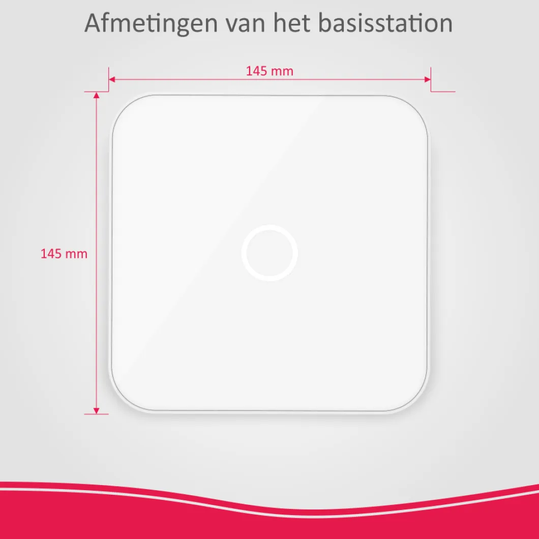 ELRO As90S Home+ Slim Draadloos Alarmsysteem – Wifi – Gsm Functie – Als Beste Getest (As90S)