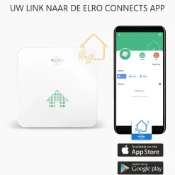 ELRO Connects K2 Connector Sf50Ga – Verbindt Alle Connects Producten Met De Connects 2.0 App (Sf50Ga)