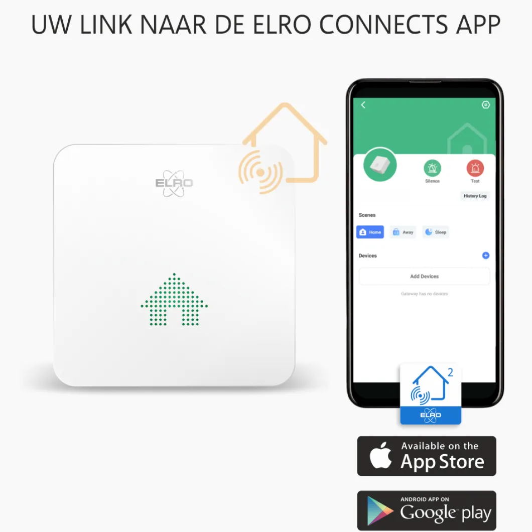 ELRO Connects K2 Connector Sf50Ga – Verbindt Alle Connects Producten Met De Connects 2.0 App (Sf50Ga)