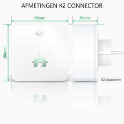 ELRO Connects Rookmelder Kit - Complete Set Met K2 Connector En 3X Draadloos Koppelbare Rookmelder (Sf500S)