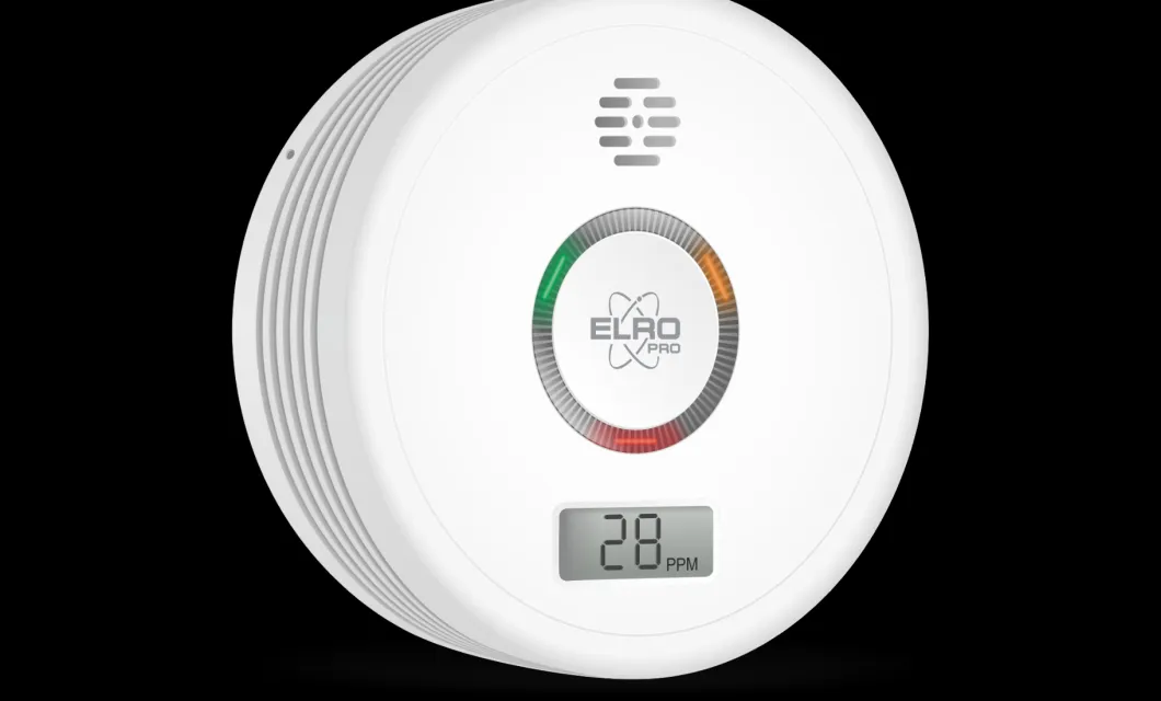 ELRO Pro Design Koolmonoxidemelder Met 10 Jaar Batterij - Automatische Zelftest - Voldoet Aan Europese Norm En50291 (Pk4910)