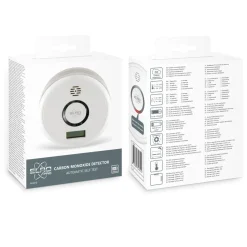 ELRO Pro Design Koolmonoxidemelder Met 10 Jaar Batterij - Automatische Zelftest - Voldoet Aan Europese Norm En50291 (Pk4910)