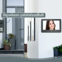 ELRO Pro Pv40 Full Hd Video Deur Intercom Systeem - 2 Appartementen (Pv40)