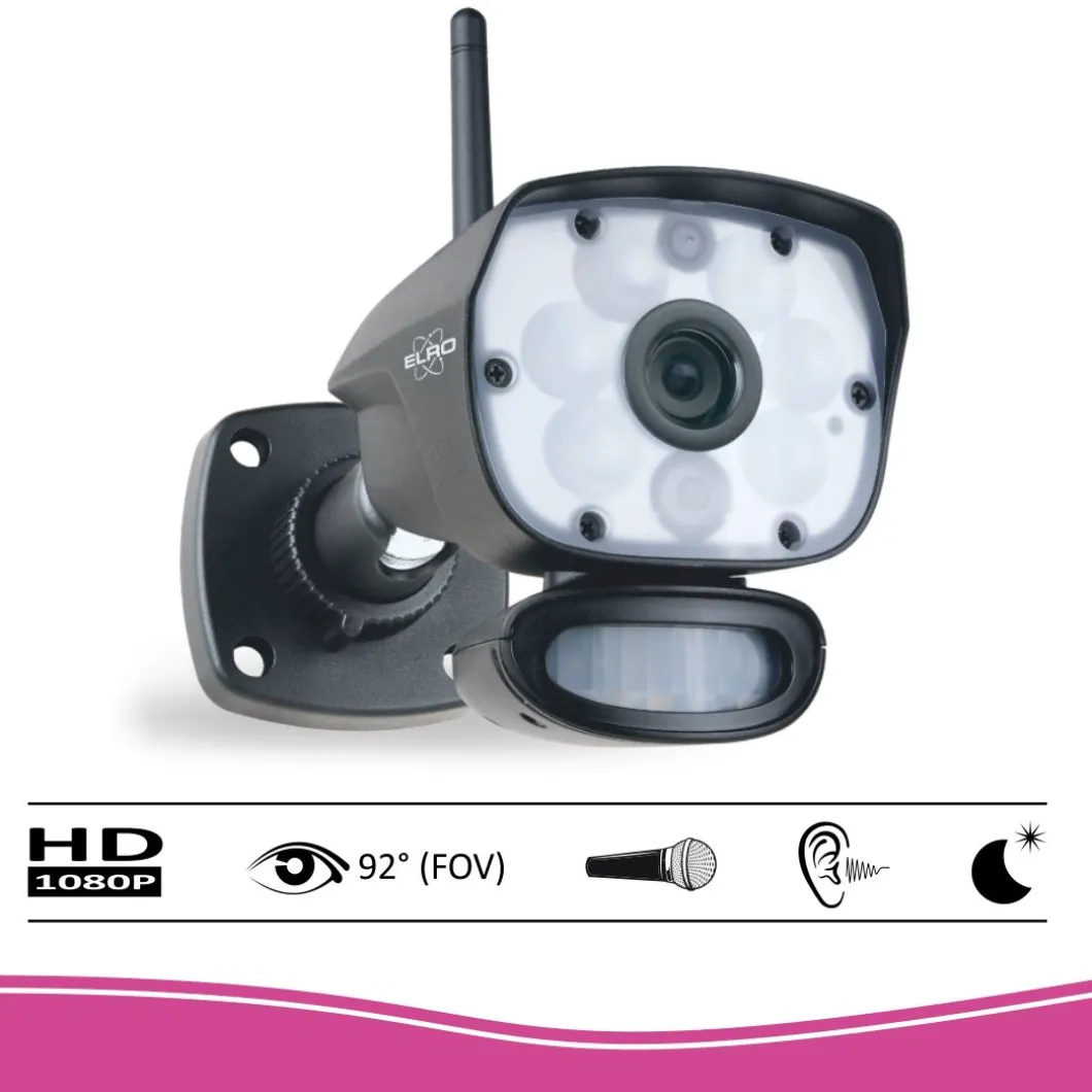 ELRO Extra Camera Voor Cz60Rip Color Night Vision Beveiligingscamera Set (Cc60Rxx)