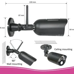 ELRO Extra Camera Voor Cz30Rips Beveiligingscamera Set (Cc30Rxx)