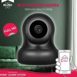 ELRO Full Hd Pan/Tilt Beveiligingscamera Voor As90S Home+ Alarmsysteem (As90Ca)