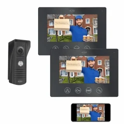 ELRO Ip Wifi Deurintercom Met 2 Monitoren (Dv50)