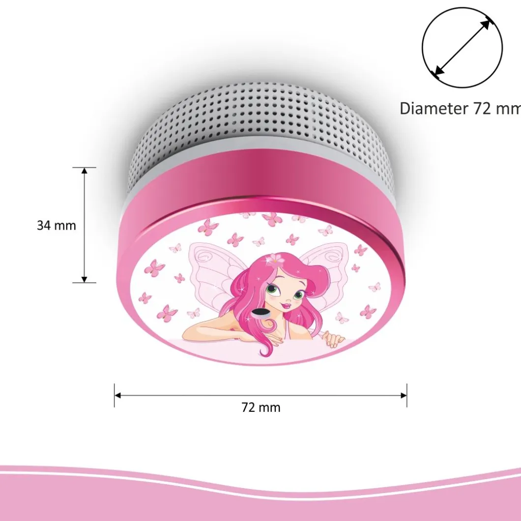 ELRO Kids Rookmelder Elfenprinses Met 10 Jaar Batterij (Fs8110)
