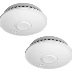 ELRO Koppelbare Rookmelder Met 10 Jaar Batterij – Voldoet Aan Europese Norm En14604 - 2-Pack (Fz5010R)