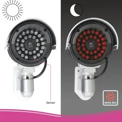 ELRO Outdoor Dummy Camera Met Leds – 2 Pack (Cdb25S-2)