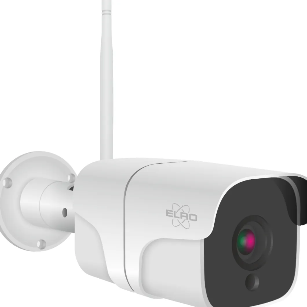 ELRO Outdoor Wifi Ip Beveiligingscamera Met Bewegingsmelder En Nachtzicht – Full Hd 1080P Bewakingscamera – Ip66 Waterdicht (Co7000)