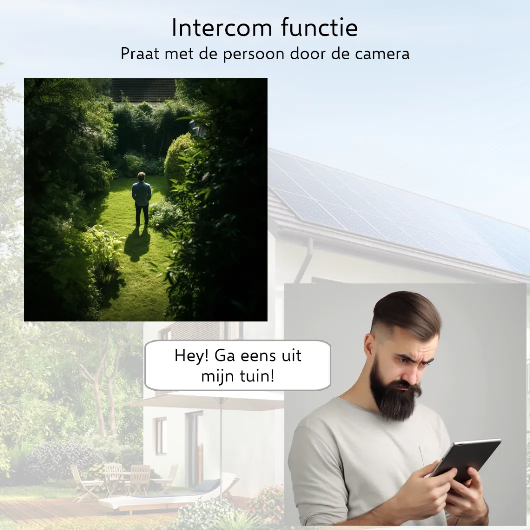 ELRO Outdoor Wifi Ip Beveiligingscamera Met Bewegingsmelder En Nachtzicht – Full Hd 1080P Bewakingscamera – Ip66 Waterdicht (Co7000)