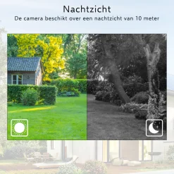 ELRO Outdoor Wifi Ip Beveiligingscamera Met Bewegingsmelder En Nachtzicht – Full Hd 1080P Bewakingscamera – Ip66 Waterdicht (Co7000)