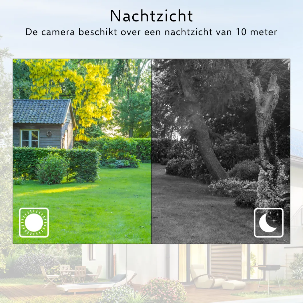 ELRO Outdoor Wifi Ip Beveiligingscamera Met Bewegingsmelder En Nachtzicht – Full Hd 1080P Bewakingscamera – Ip66 Waterdicht (Co7000)