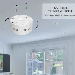 ELRO Rookmelder - Compact Design Met 10 Jaar Batterij - Geschikt Voor In Caravan, Camper En Boot - 2 Pack (Fs7810)