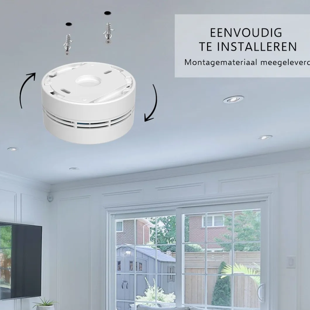 ELRO Rookmelder - Compact Design Met 10 Jaar Batterij - Geschikt Voor In Caravan, Camper En Boot - 2 Pack (Fs7810)