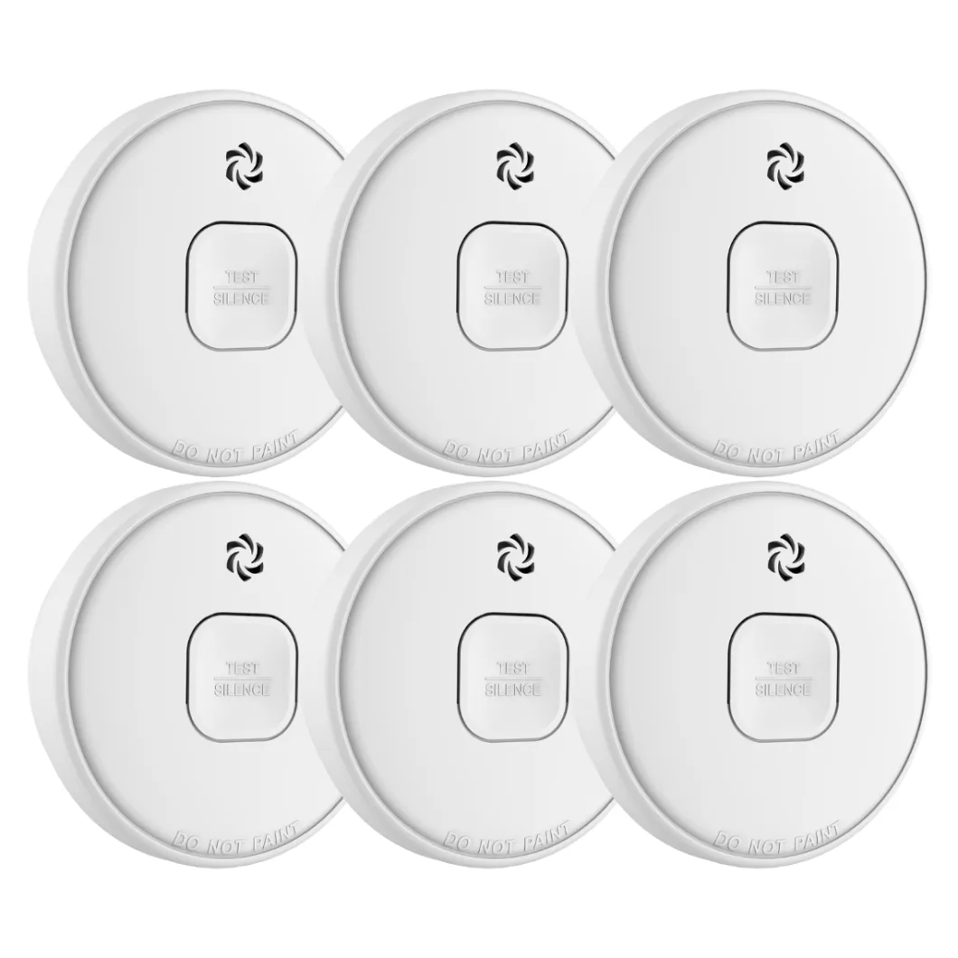 ELRO Rookmelder Met 10 Jaar Batterij - 6 Stuks (Fs2010)