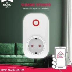 ELRO Slimme Plug-In Schakelaar Voor As90S Home+ Alarmsysteem (As90Pl)