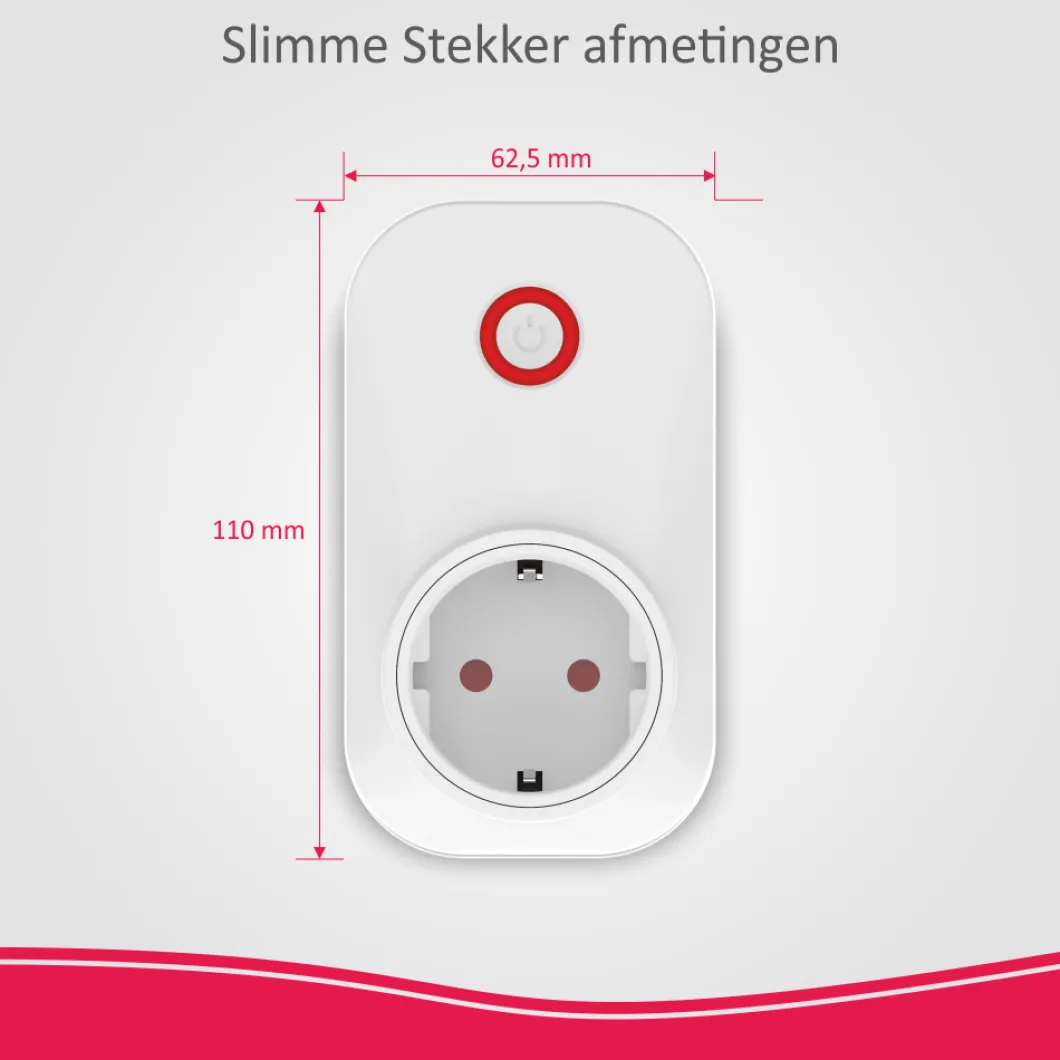 ELRO Slimme Plug-In Schakelaar Voor As90S Home+ Alarmsysteem (As90Pl)
