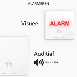 ELRO Ultra Dunne Koolmonoxidemelder Met 10 Jaar Batterij (Fc4610)