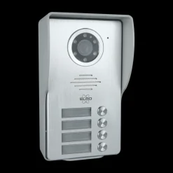 ELRO Video Deur Intercom - 4 Appartementen - Met 4 X 7 Inch Kleurenscherm (Dv477W4)
