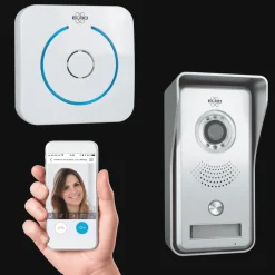 ELRO Wifi Ip Video Deurbel Met Applicatie En Draadloze Deurbel (Dvc040Ip)