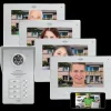 ELRO Wifi Ip Video Deur Intercom – 4 Appartementen (Dv477Ip4)