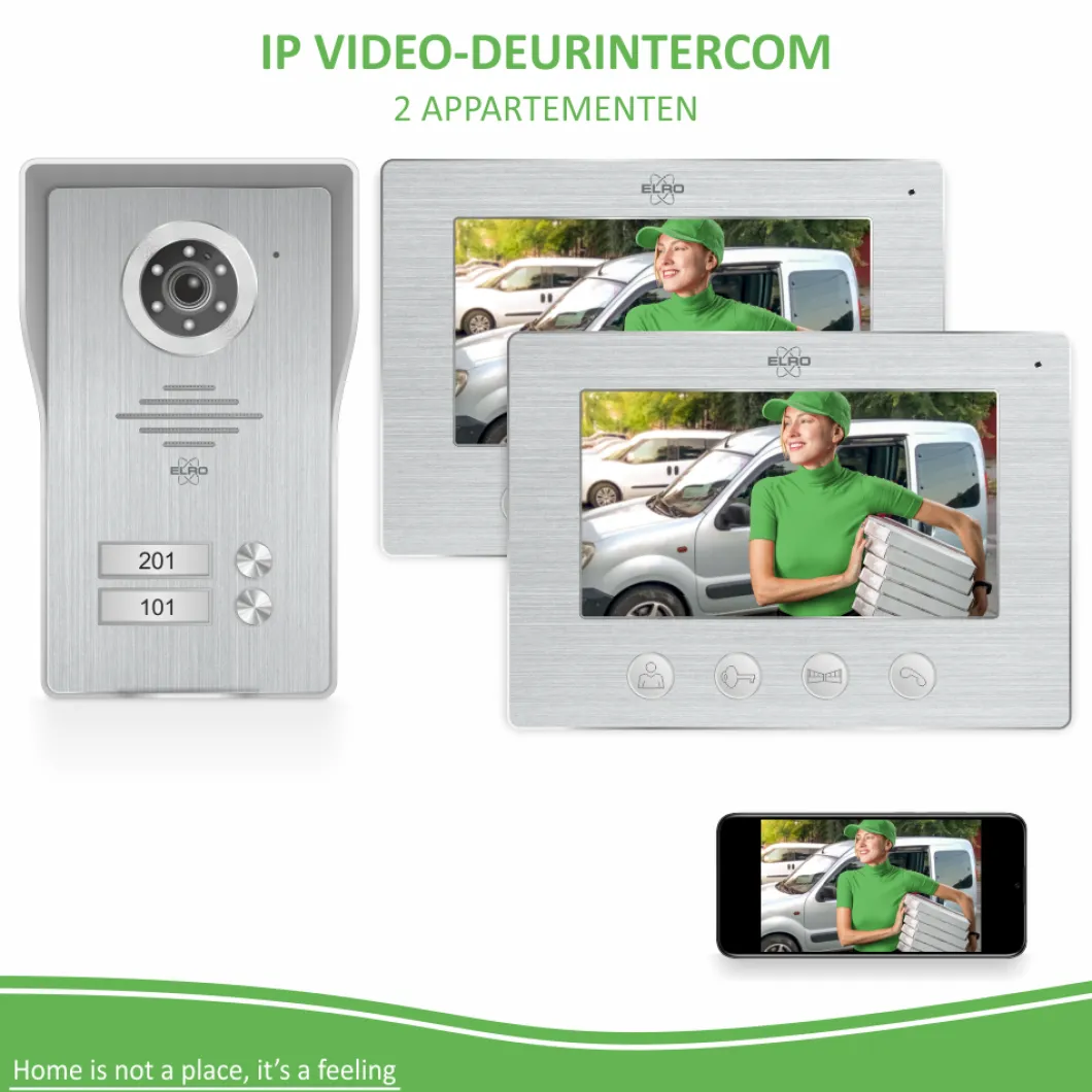 ELRO Wifi Ip Video Deur Intercom (Dv477Ip2)